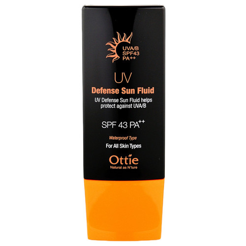 ژل ضد آفتاب رنگی اوتی SPF 43 مدل Defense Sun Fluid مناسب انواع پوست حجم 50 میلیلیتر